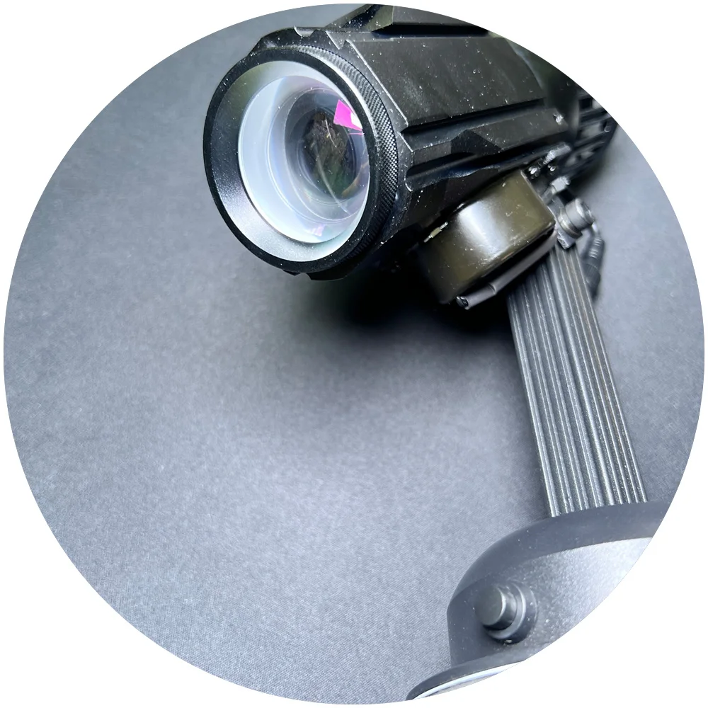 indoor led logo light projector with zoom OEM projector customized with good price laser 30W 50W logo gobo projector