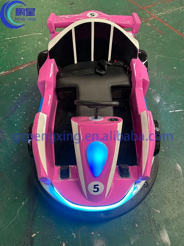 Pengxing Racing Kid Game Toy Amusement Ride Toy Electric Children Bumper Cars For Amusement Park with 500W motor