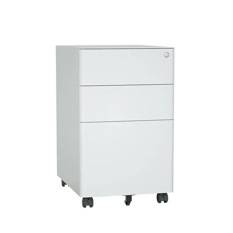 Mobile Filing Cabinet Metal Cabinet File With Wheels Modern Movable 3 Drawer Storage Cabinet Mobile Pedestal