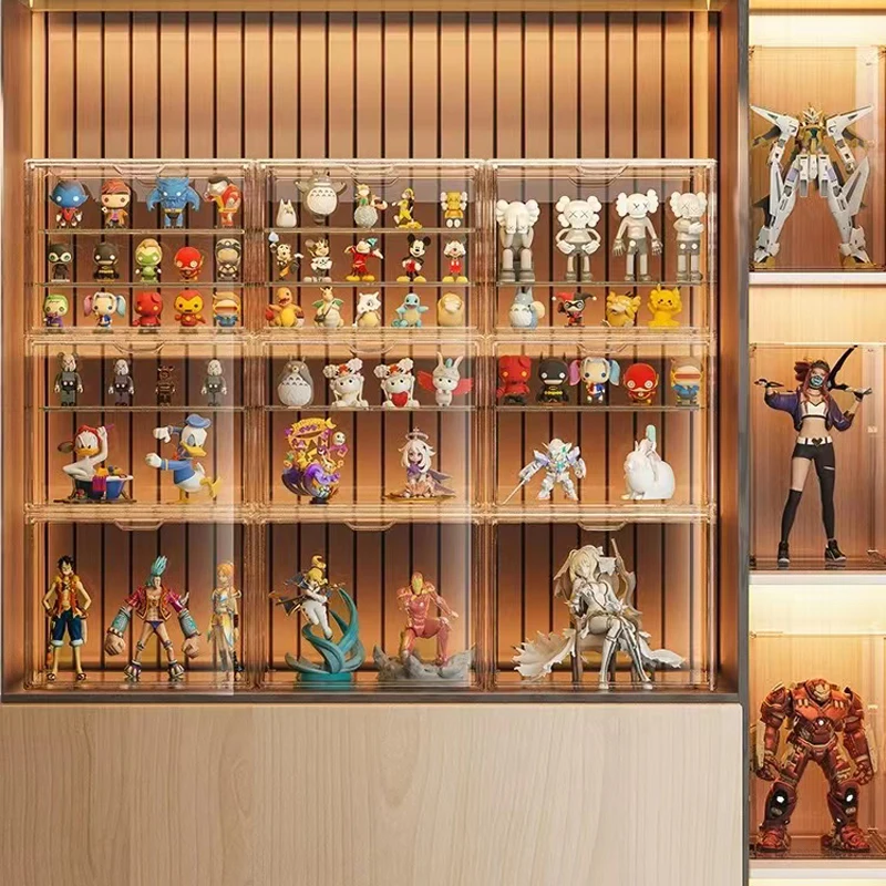 Customized Acrylic Toy Display Rack Multifunctional Transparent Acrylic Toy Car Display Case