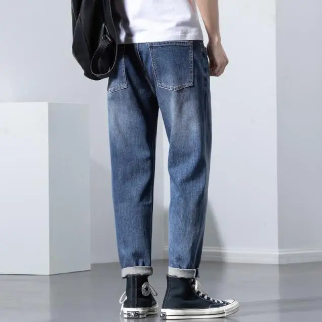 OEM ODM Customized Summer Jeans Casual Pants Fashion Harem Denim Jeans for Men