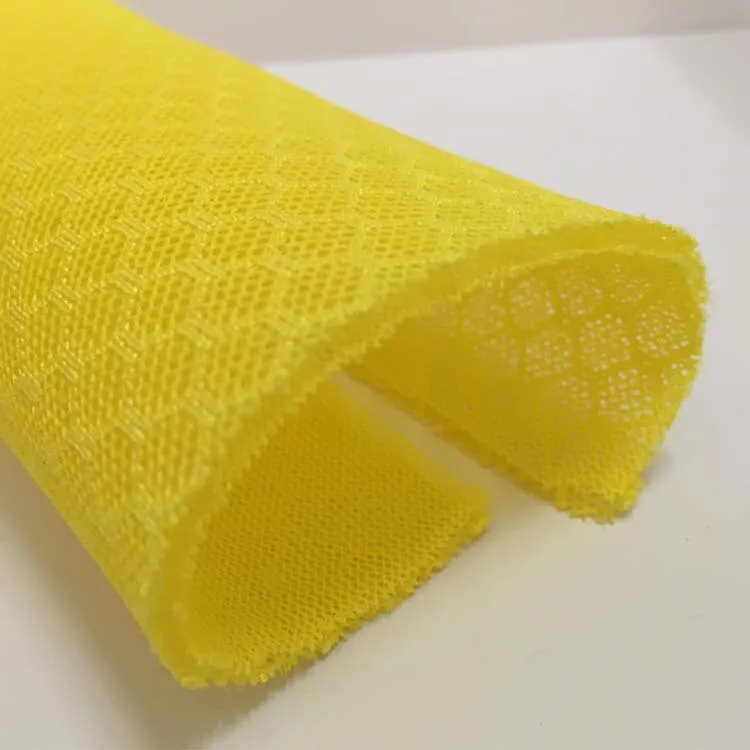 hexagonal jacquard football pattern polyester honeycomb sandwich fabric 3D Air Mesh Fabric