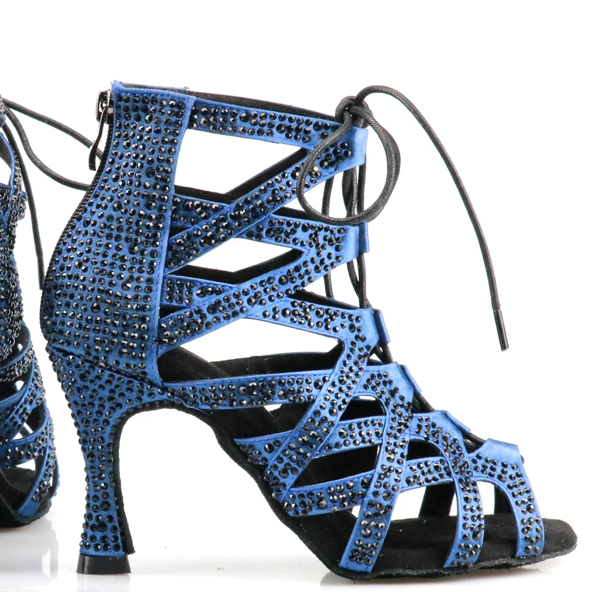 2021 Fashion Crystal Shining High Heels Ladies Ballroom Dancing Latin Dance shoes