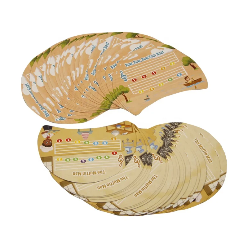 Glossy Laminated Product Business Flyers Insert Cards Printing custom logo cards