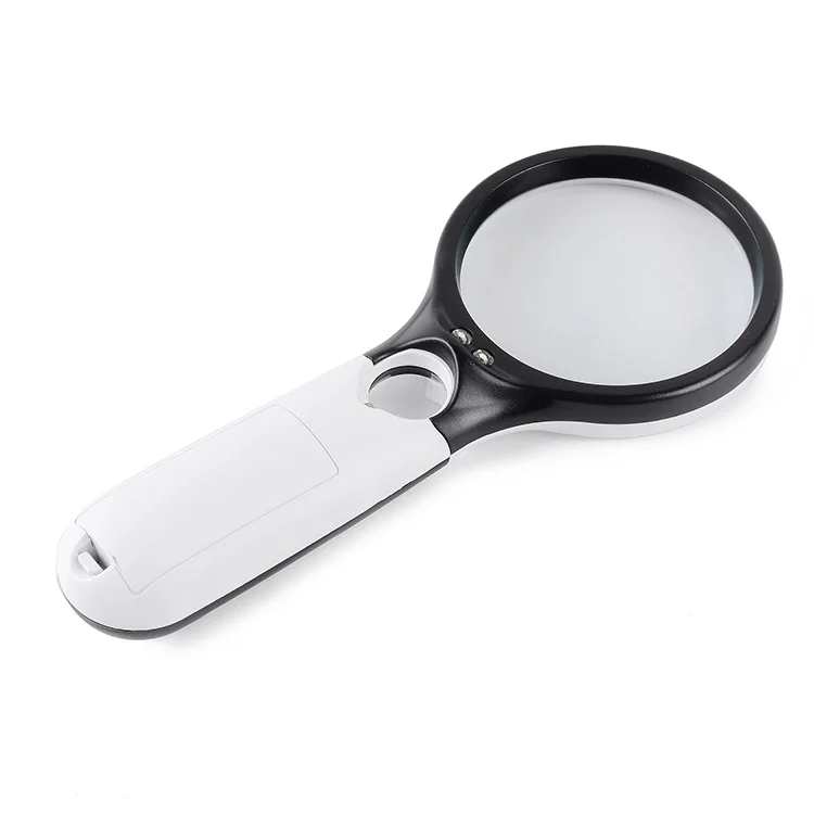 Boshile 3X двойной оптический ручной акриловые увеличительное очки объектив, увеличительное линзы