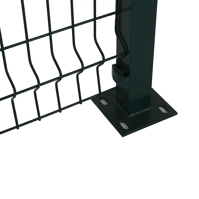 Wholesale V Folding Welded Wire Fence Panel Perimeter Wall 3D Mesh Fence For Road Garden Land School Playground Park Railway