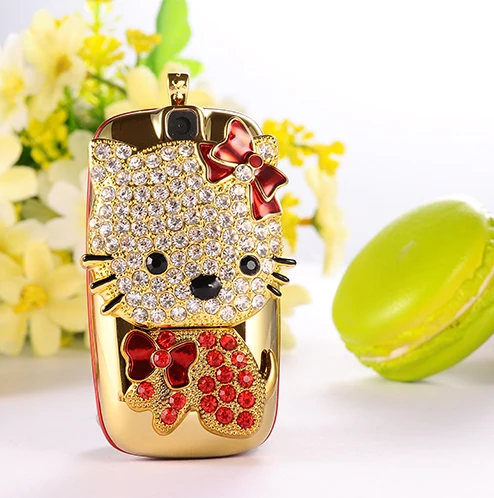 
kids lovely Unlocking The Lucky Cat mobile phone GSM mini cell phone N113 