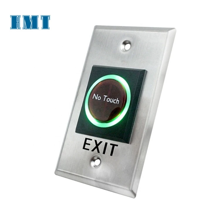 Бесконтактный выключатель из нержавеющей стали, инфракрасный датчик, кнопка выхода для контроля доступа