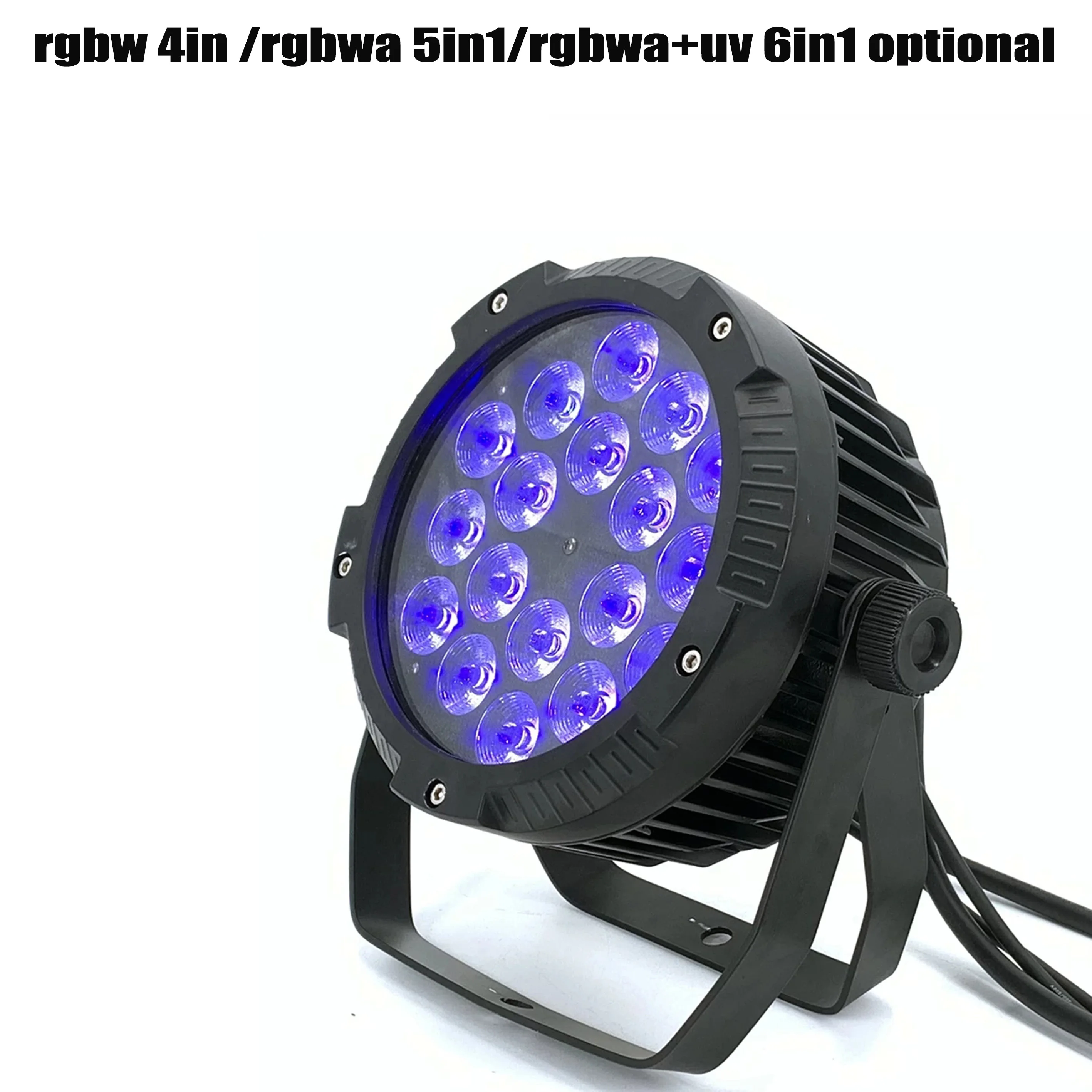 Wholesales outdoor IP65 18 x 18W rgbwa uv 6in1 DMX led par light