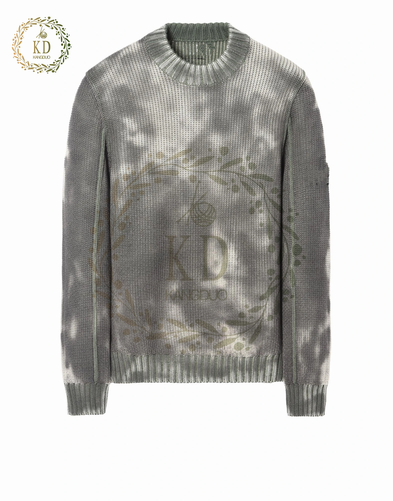 KD Knitwear Manufacturer Jacquard Logo Pattern Color Changing Beanie Knit Thermo Sensitive Yarn Heat Reactive Beanie