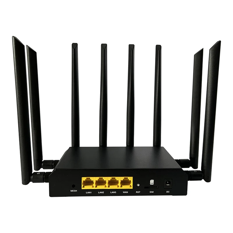 ZBT Z5001AX-M.2-T  1000M ports wifi6 5G routers with 7 external antennas