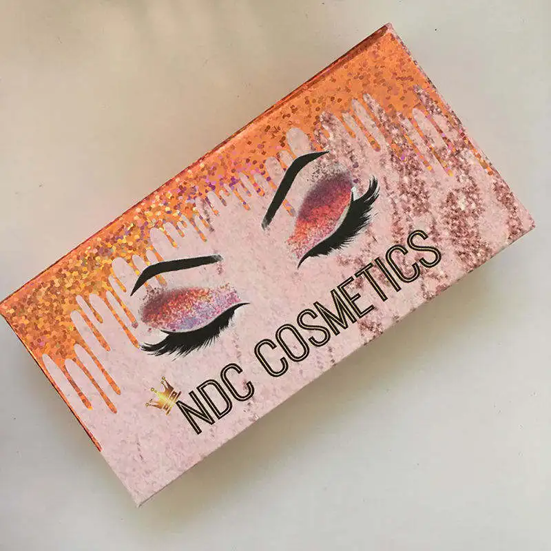 Make Your Own Brand Blank Eyelash Box 25 mm Lash Cases Custom High Quality Private Label Drip Eyelash Box