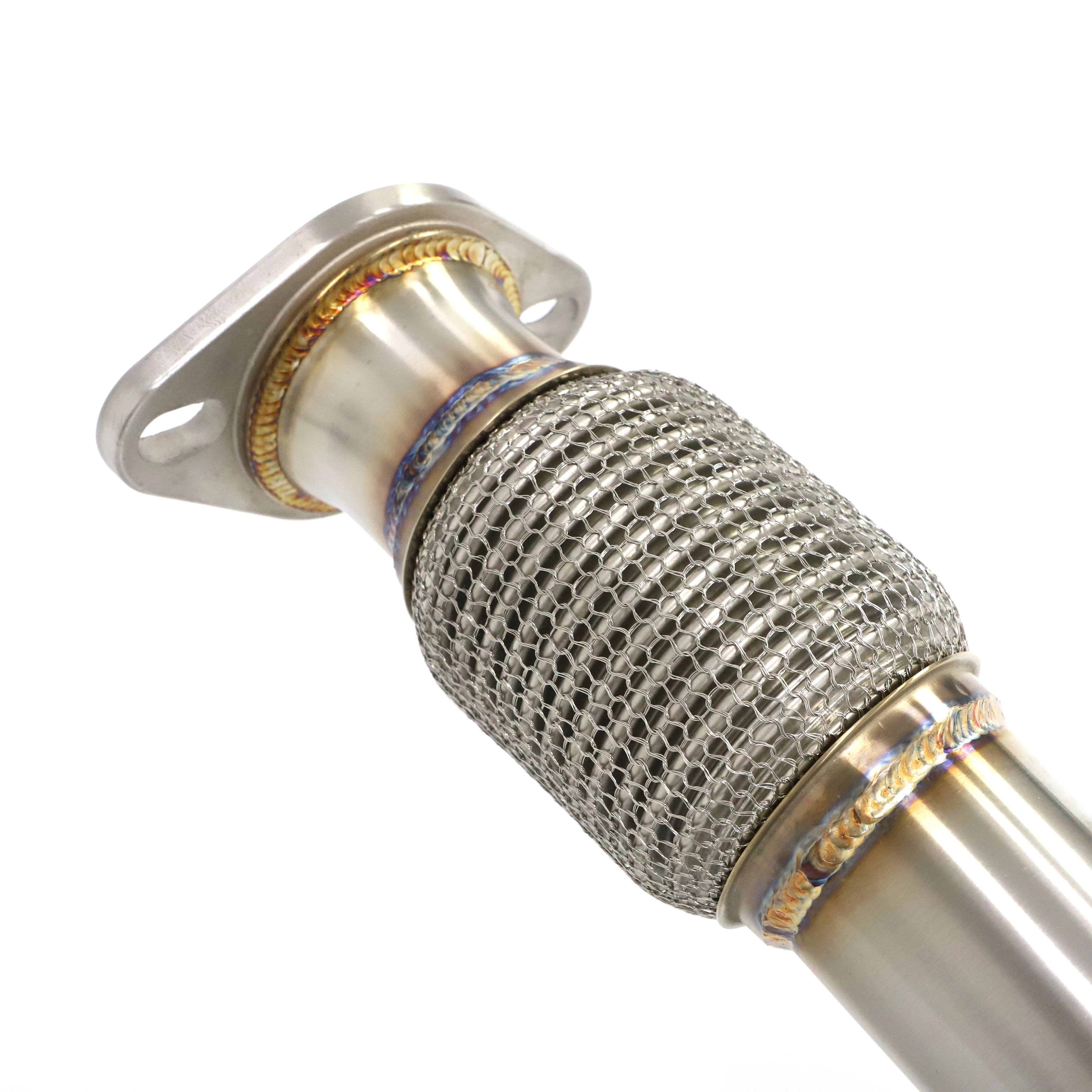 Fashion mirror polished or sand blast stainless steel exhaust pipe