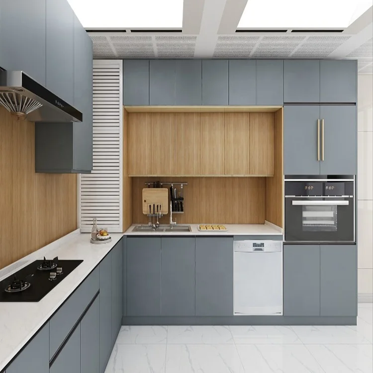 2022 современная мебель для кухонного шкафа, кухня, Китай, низкая цена, кухонный шкаф, мебель