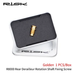 RISK Titanium Road Bike Rear Derailleur Rotation Shaft Fixed Bolts For SHIMANO R8000 Bicycle Derailleur Shaft Fixed UT Screws