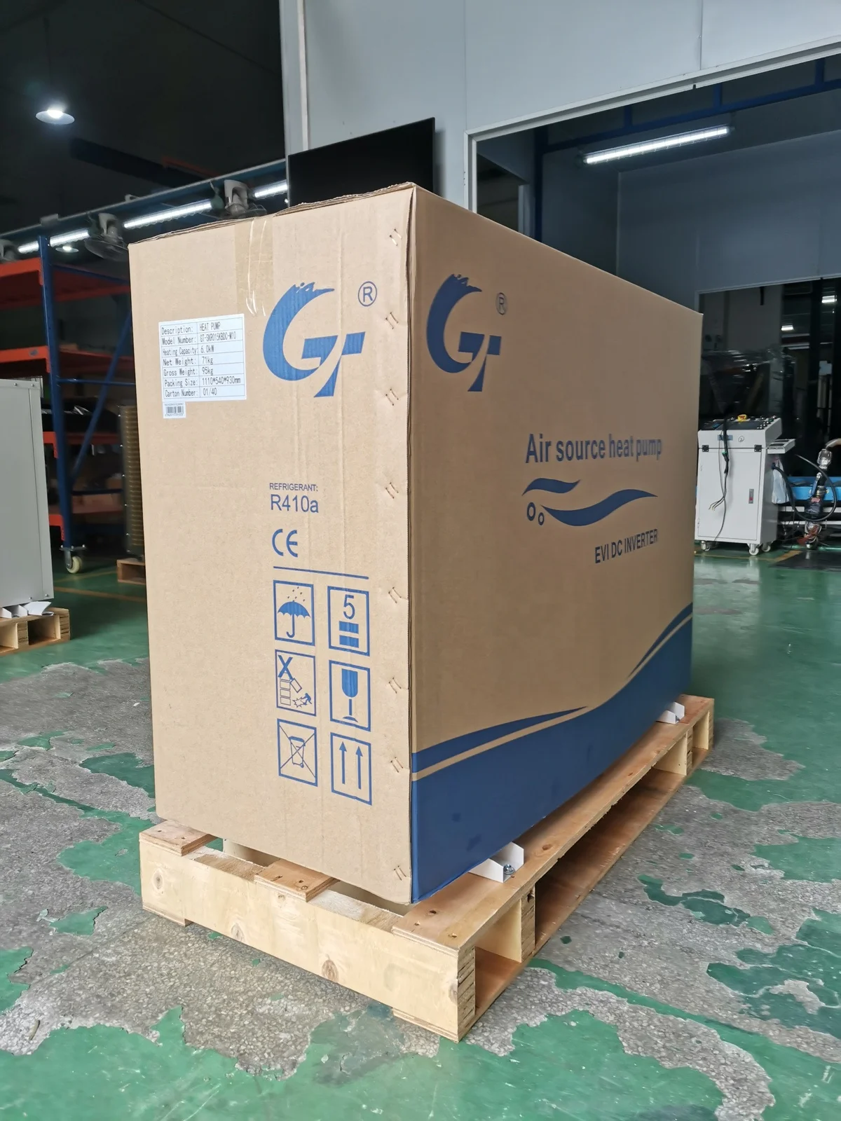 
EVI DC inverter heat pump 6kw, A++, 10kw, 13kw, 15kw, 18kw, heating, cooling and DHW 