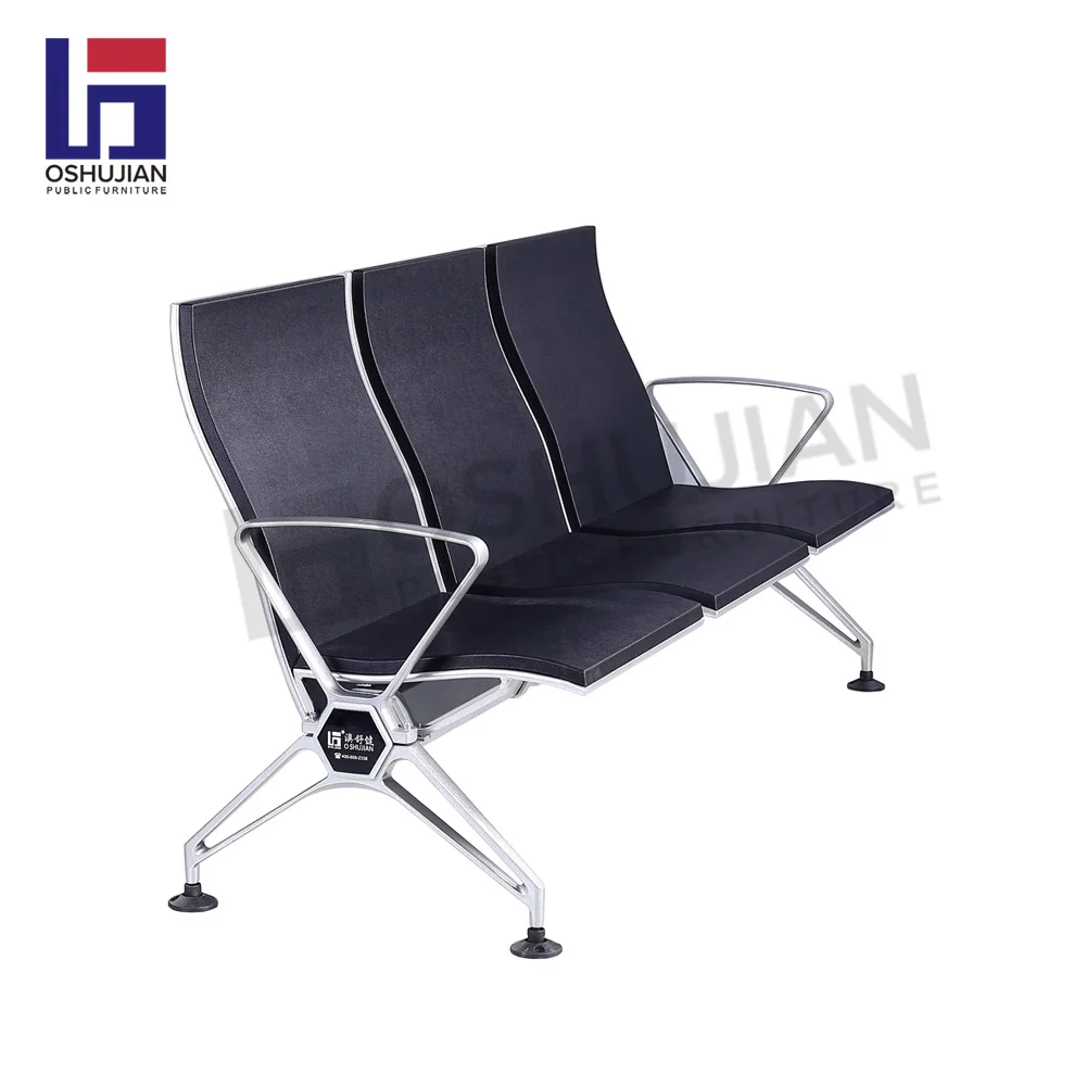 Foshan hot sale beauty salon waiting chair clinic waiting chair beam hospital seating airport chair