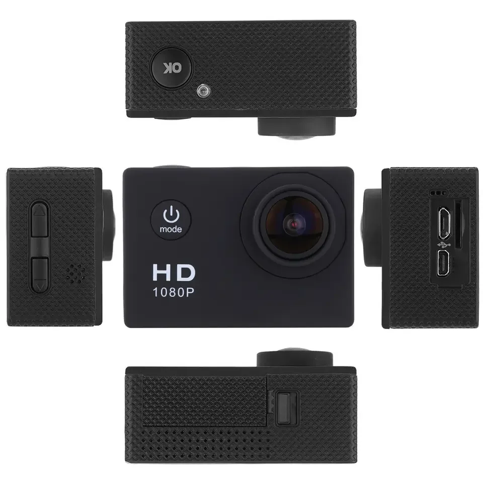 Cheapest A7 Action Camera HD 30m Waterproof Sports Helmet Video Recorder SJ4000 1080P Action Cam