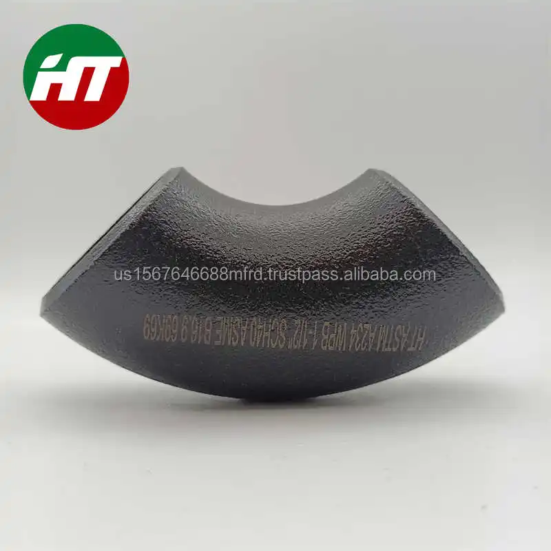 Редукторная труба редуктора Astm A234 Wpb 90 Grado Sch80 Acero Carbono Codo стыковая сварка Стальной Локоть