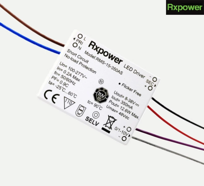 Rxpower Weisen Led Driver Constant current adjustable LED driver 15W 150mA 200mA 250MA 300mA 350MA