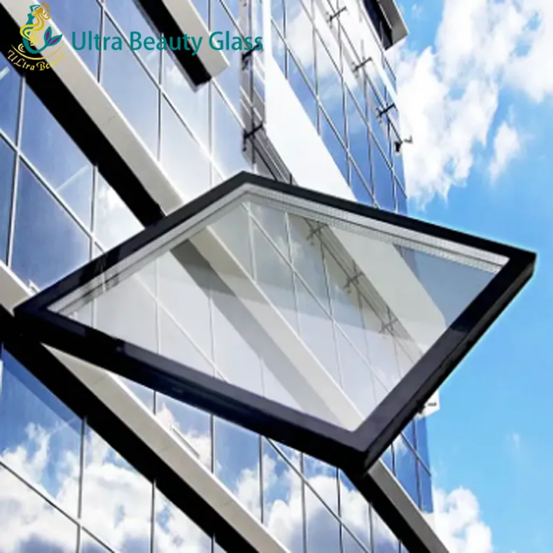 6+12a+6 Hollow Energy Saving Low-E Double Glazing Insulated Glass For Window Hollow glass
