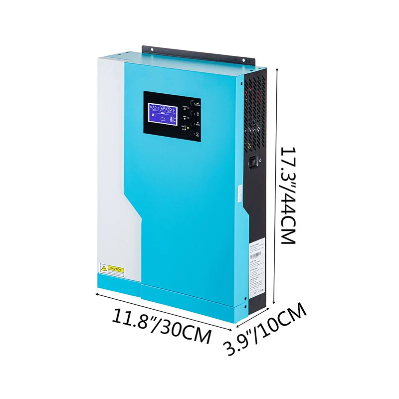 Однофазный 48 В 3 кВт 5 10 15 Гибридный Инвертор чистой синусоидальной волны солнечной энергии с контроллером заряда Mppt