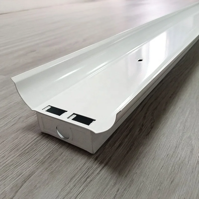 0.6m 1.2m 1.5m led single double tube light fixture 2ft 3ft 4ft G13 holder iron reflector t8 led linear batten light fixture