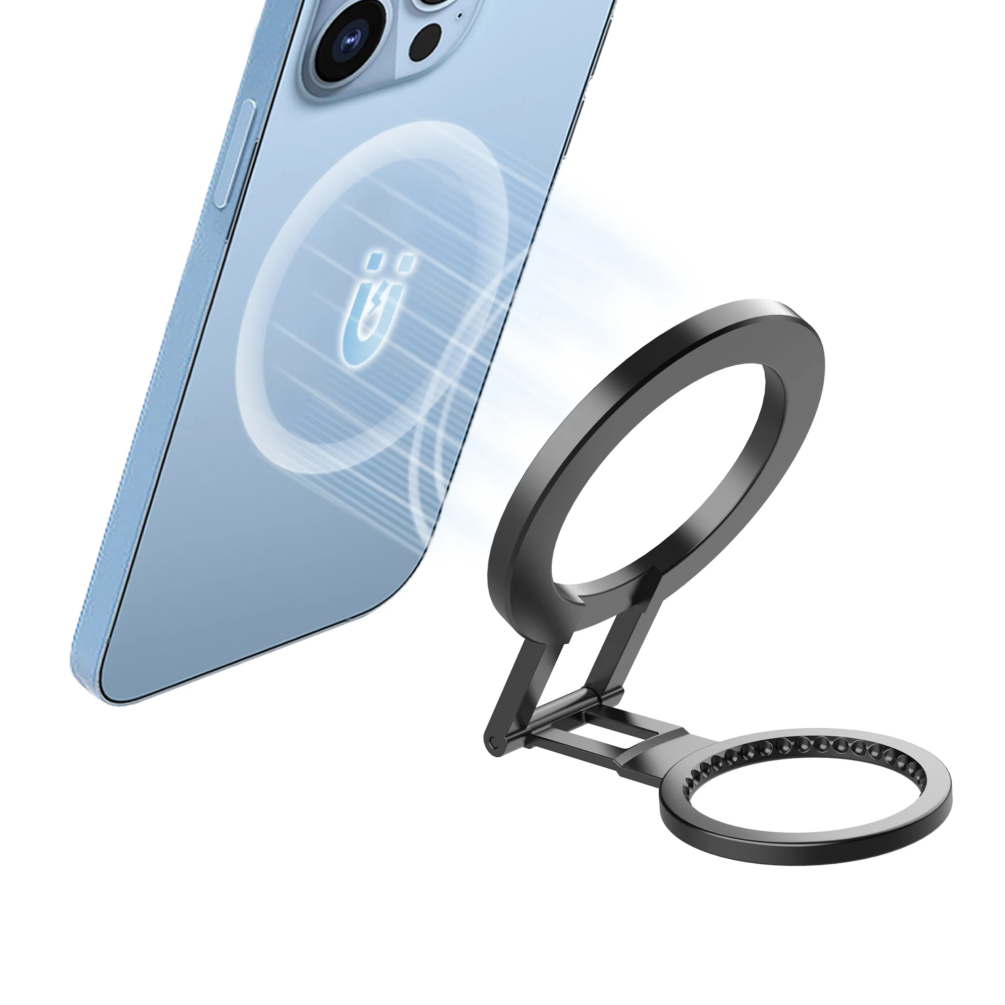 For iPhone 12 13 14 Magsafing Mobile Phone Car Dashboard Holder for iphone14 Car Phone Dashboard Holder 360Rotation