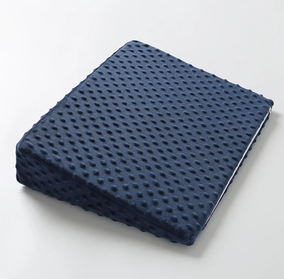 infant emetic milk pillow 3D dot fleece minky soothing sleep portable triangle ramp feeding nurse functional cushion newborn