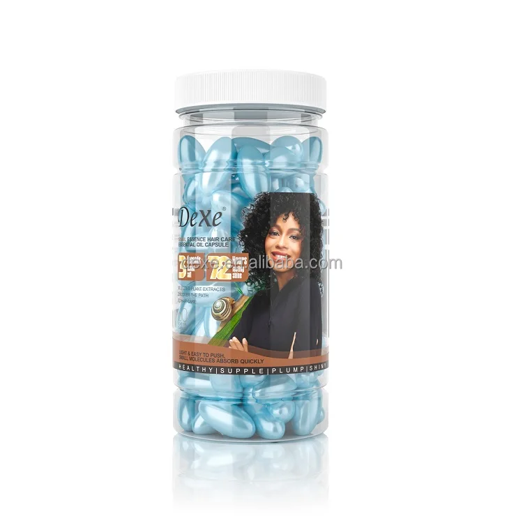 Dexe Best selling 60pcs hair capsules for best hair repair with vitamin-rich hair serum make your own logo