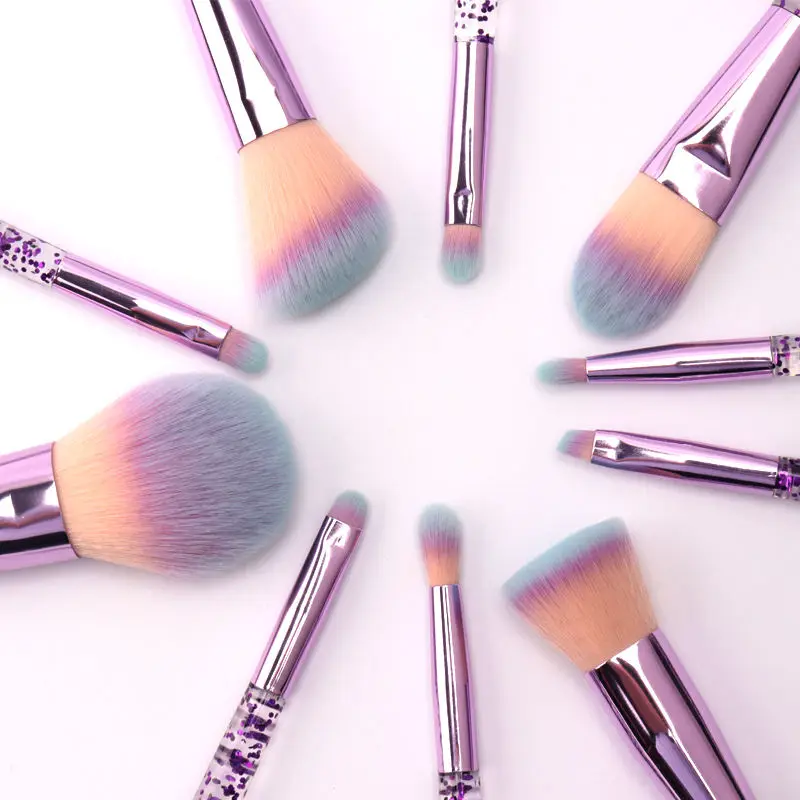 Wholesale High quality 10Pcs Private Label Makeup Brush Set For Professional