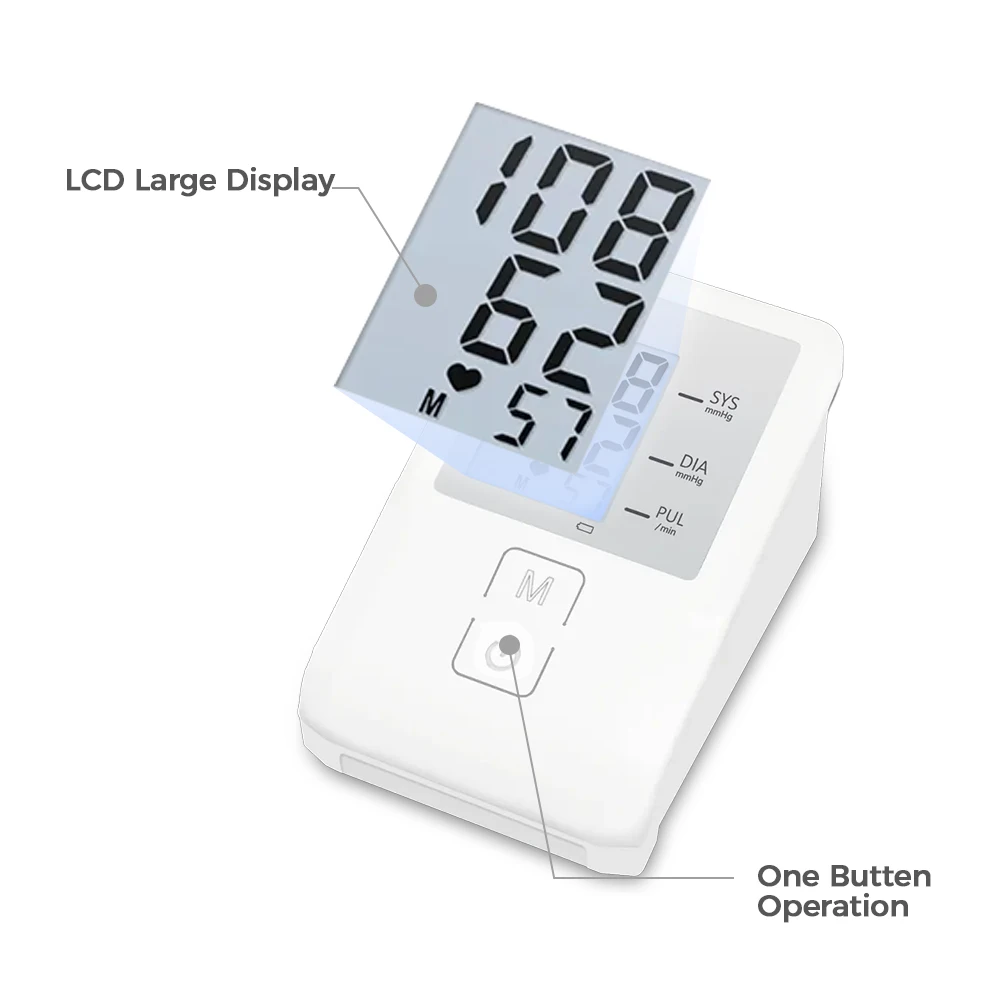 BP Apparatus Digital Blood Pessure Monitor Electronic Arm Tensiometer for home use