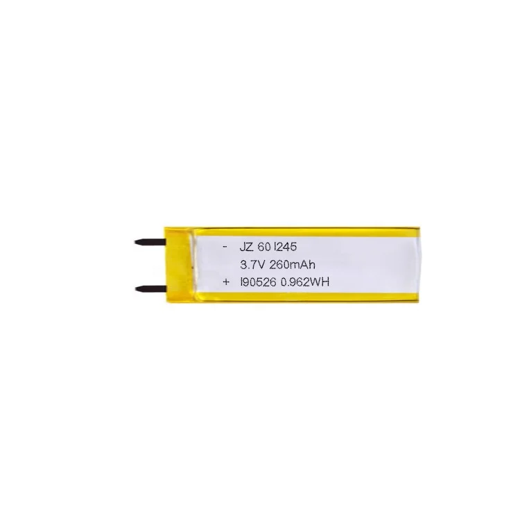 Нет минимального 601245 3 7 v 260mah литий-полимерная аккумуляторная батарея для игрушек