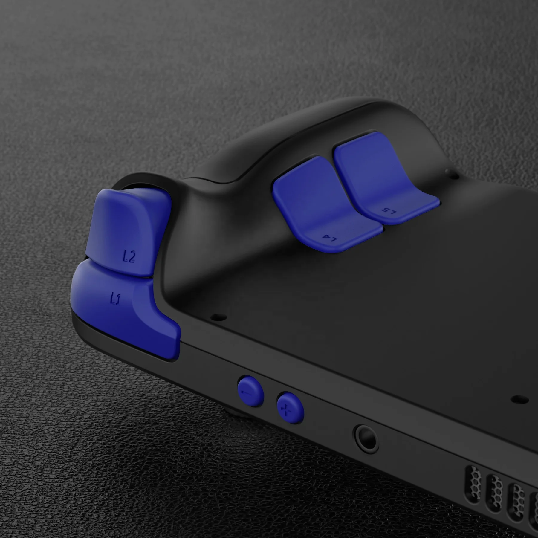 eXtremeRate Blue Action Dpad Bumper Trigger Keys Full Replacement Steam Buttons For Steam Deck Console