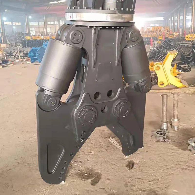 Construction Machinery Hydraulic Metal Shear Cutter Machine for Skid Steers Cutting Truck
