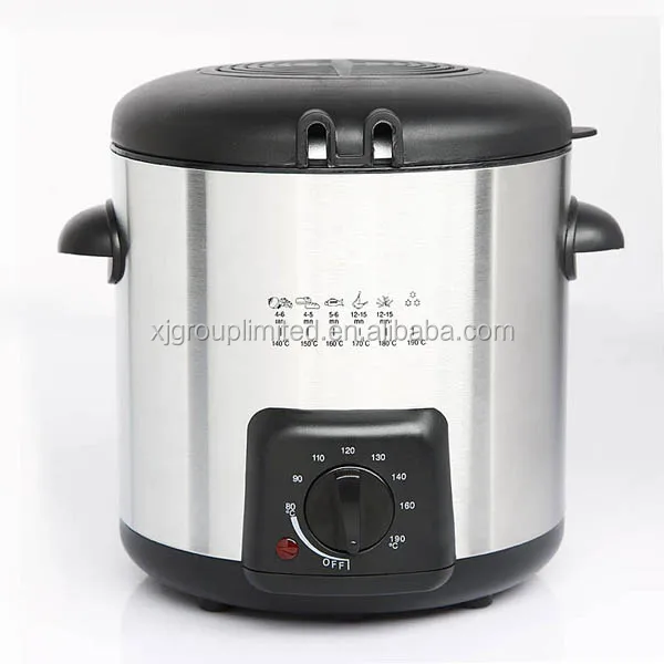 Deep Oil Mini Electric Fryer High Quality Family Kitchen Mini Electric 840w 0.9L oil capacity Deep Fryer