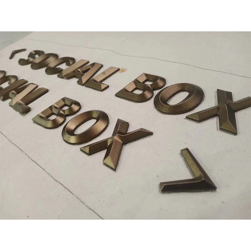 Hot selling 3D Custom metal letter High-end room number letter 3D carving letters