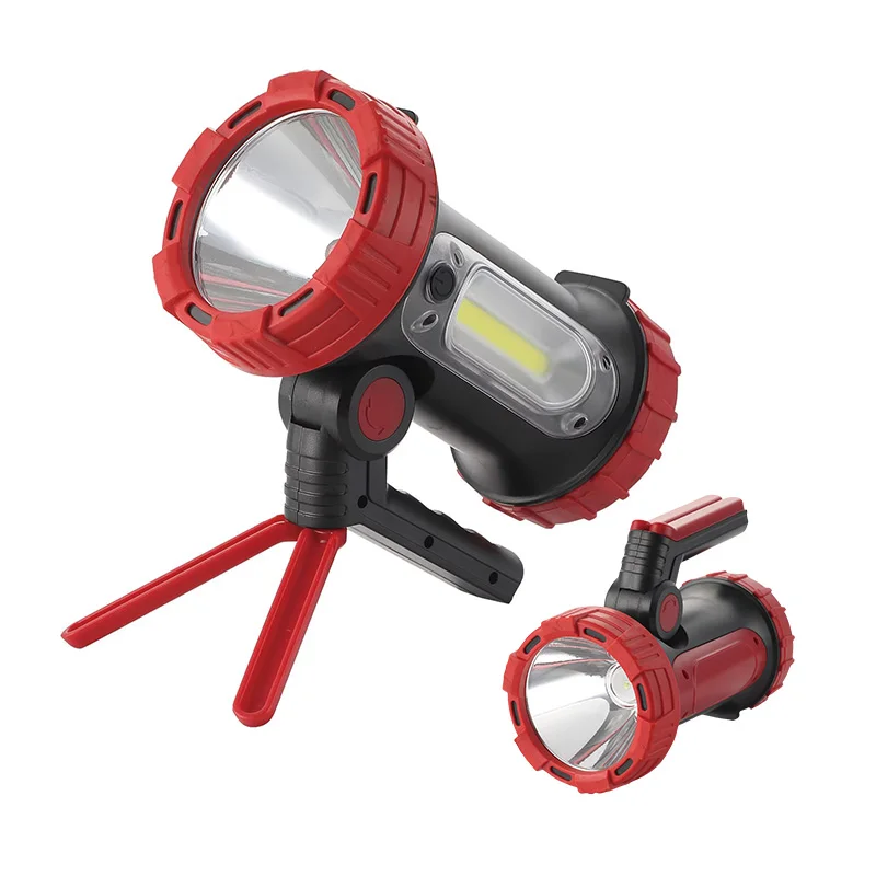 portable rechargeable searchlight 10W Super Bright USB Rechargeable LED Handheld Search Light Outdoor Waterproof Torch Light
