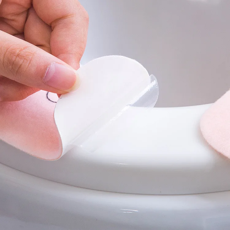Winter toilet seat ring toilet cover toilet seat cushion paste type non marking universal