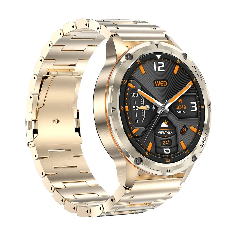 AK59 Smart Watch 2024 Outdoor Sports 1.43inch AMOLED BT Calling 400mAh Battery Health Heart Rate SpO2 Monitoring Smart Watch