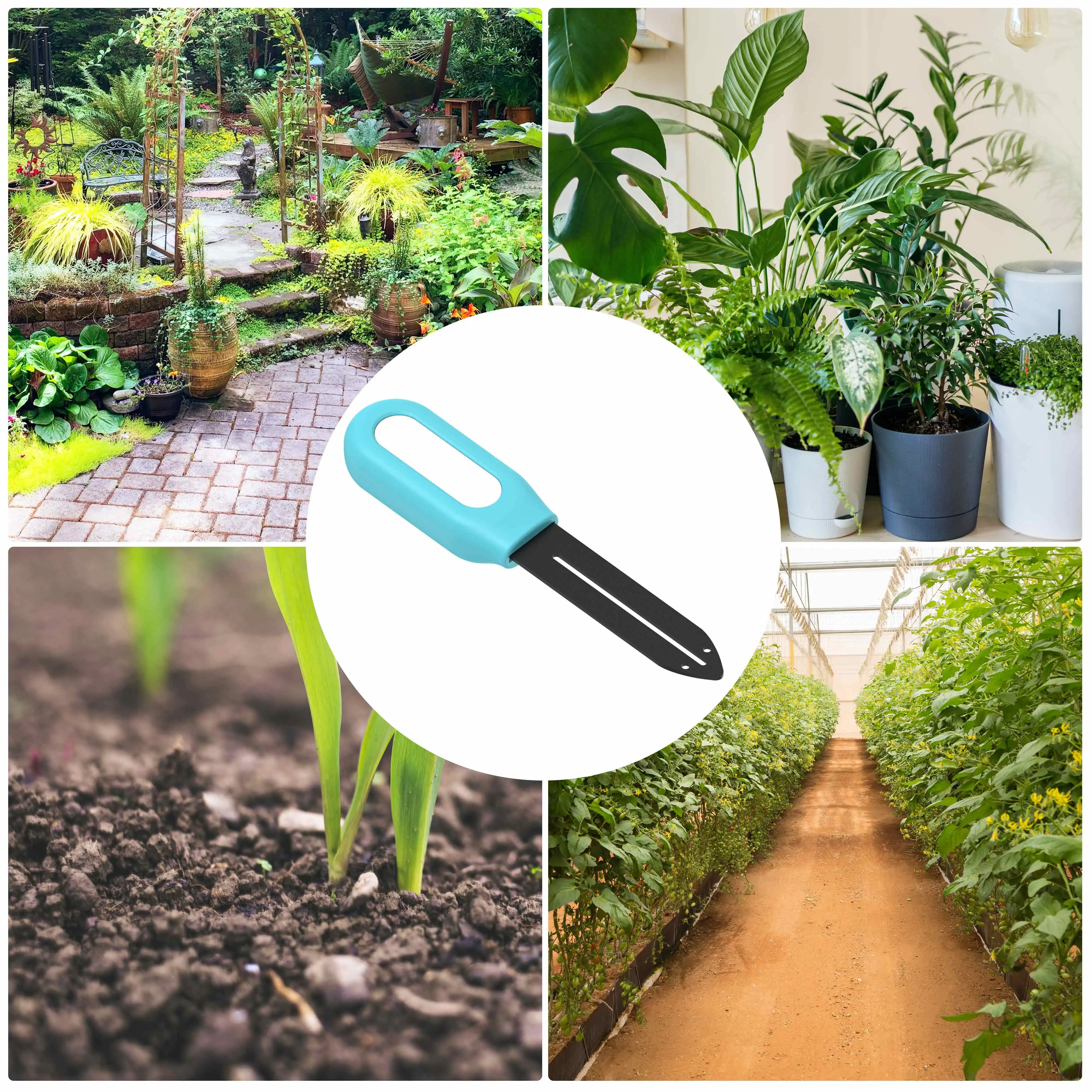 Intelligent earth monitoring Detector Garden flower pots humidity & temperature tester BLE smart soil moisture sensor