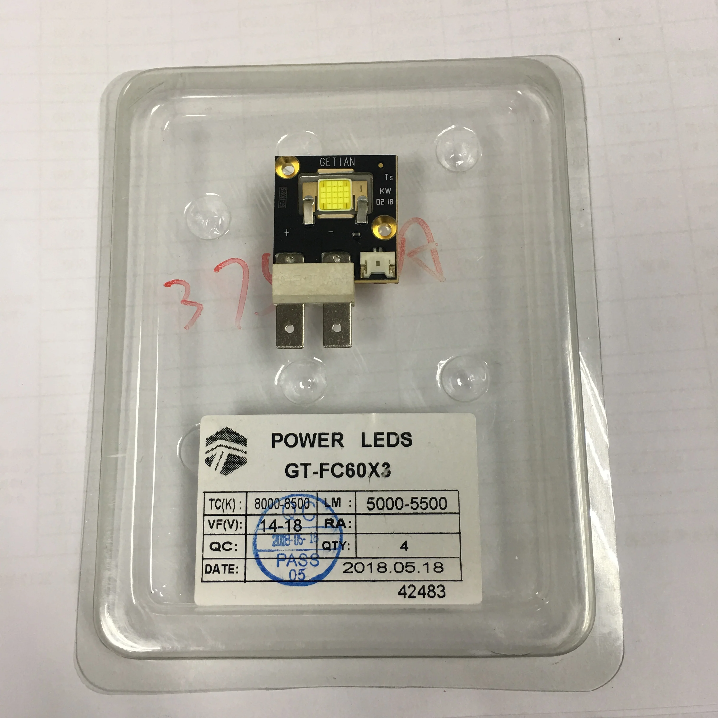 High Lux Density Round LES Flip Chip COB 150W 230W 8000-8500K For Fresnel Follow Spot Light