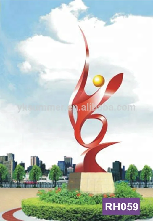 Custom popular metal arts artificial life size statue modern abstract polished or matt human metal sculpture for sale