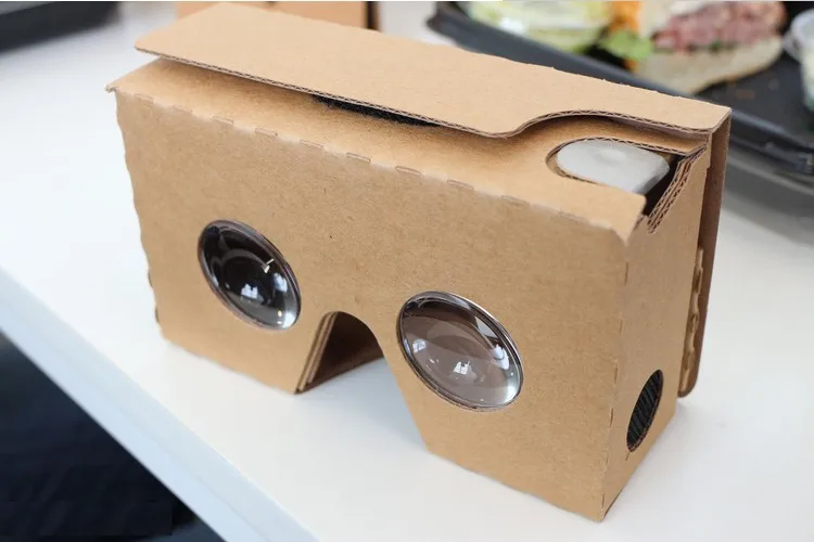  Горячие продажи 3D Google HD VR бумажные стаканы с повязкой на