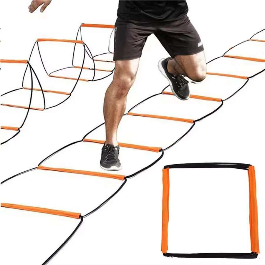 Football training equipment 10 grids 4 meter portable foldable speed training ladder soccer exercise agility ladder
