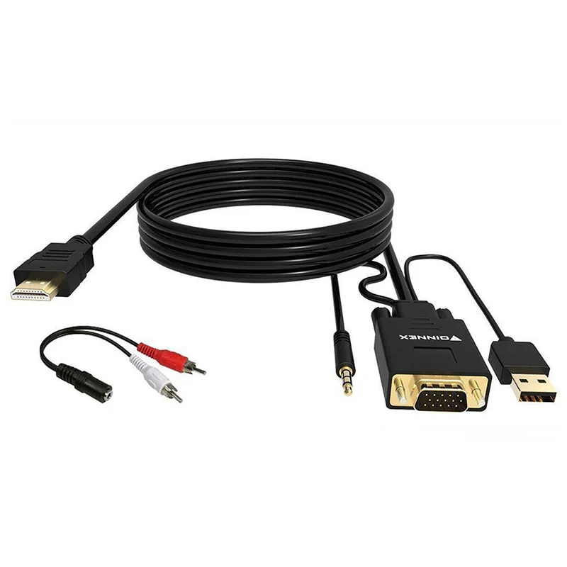 Hot Style VGA to HDMI Converter Adapter VGA-HDMI Cable For Computer and Desktop adapter VGA