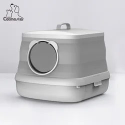 Outdoor Plastic Cat Cat Easy Cleaning Shallow Tread Sand Leakage Cat Litter Box