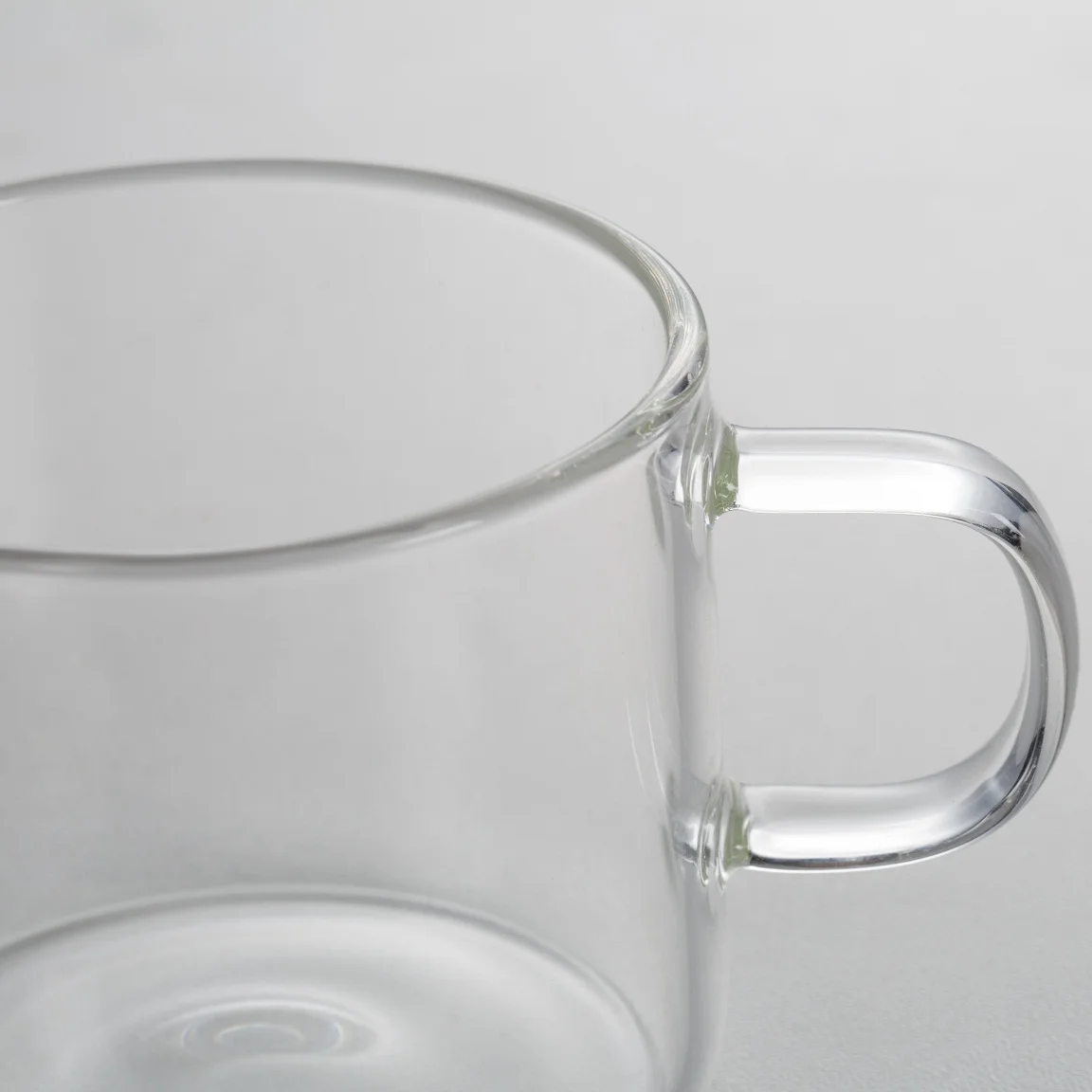 High Borosilicate Glass Thickened Clear Fair Cup Tea Dispenser Clear Glass Tea Cup with Handle for Share Tea