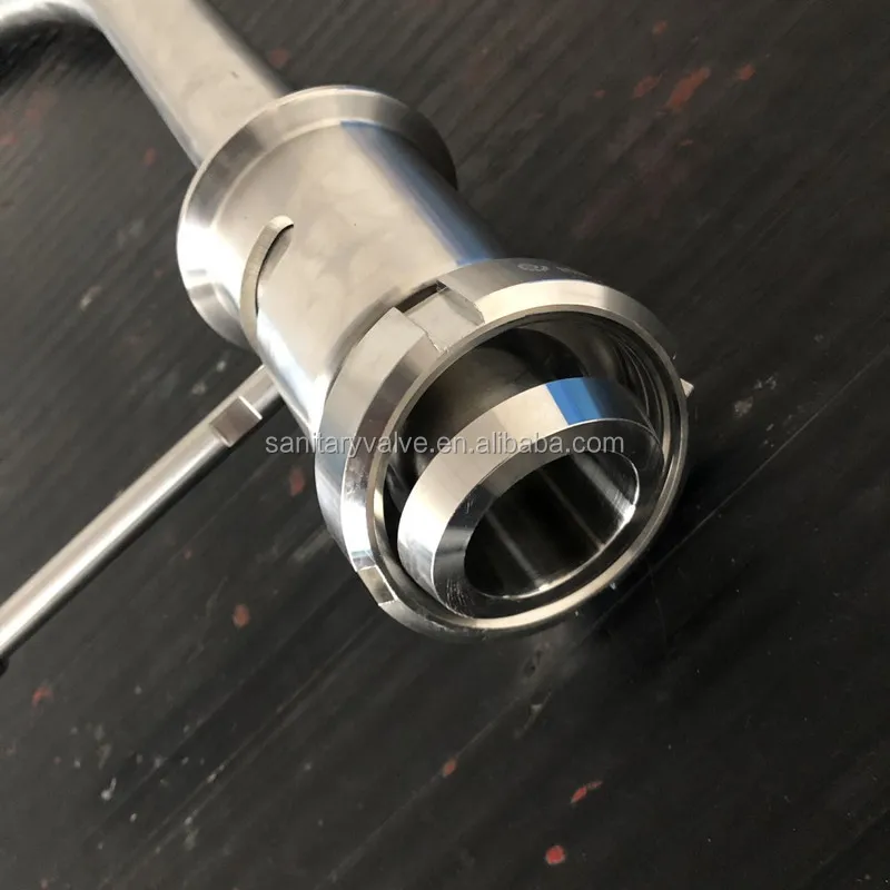 Sanitary Stainless Steel Rotating Fermenter Racking Arm with DIN11851 Fittings