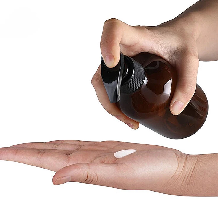 100ml 150ml 200ml 250ml 300ml 500ml transparent cleaning pet empty hdpe plastic shampoo spray bottle with foam pump